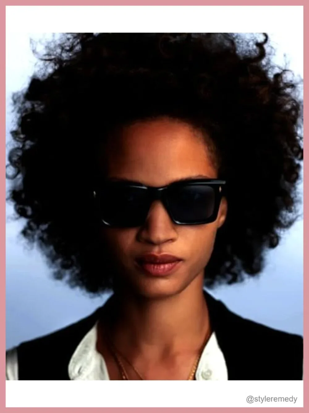 Square Frame Sunglasses with UV400 Protection